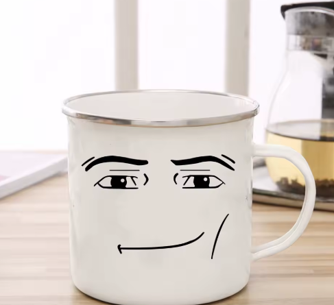 Creative Game Inspired Woman &amp; Man Face Mug