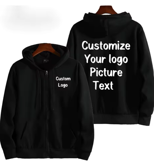 Customize Zipper Hoodies Women & Men