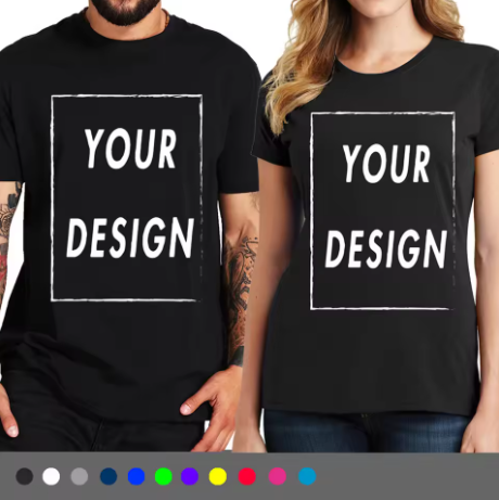 Cotton Custom T Shirts for Men & Women